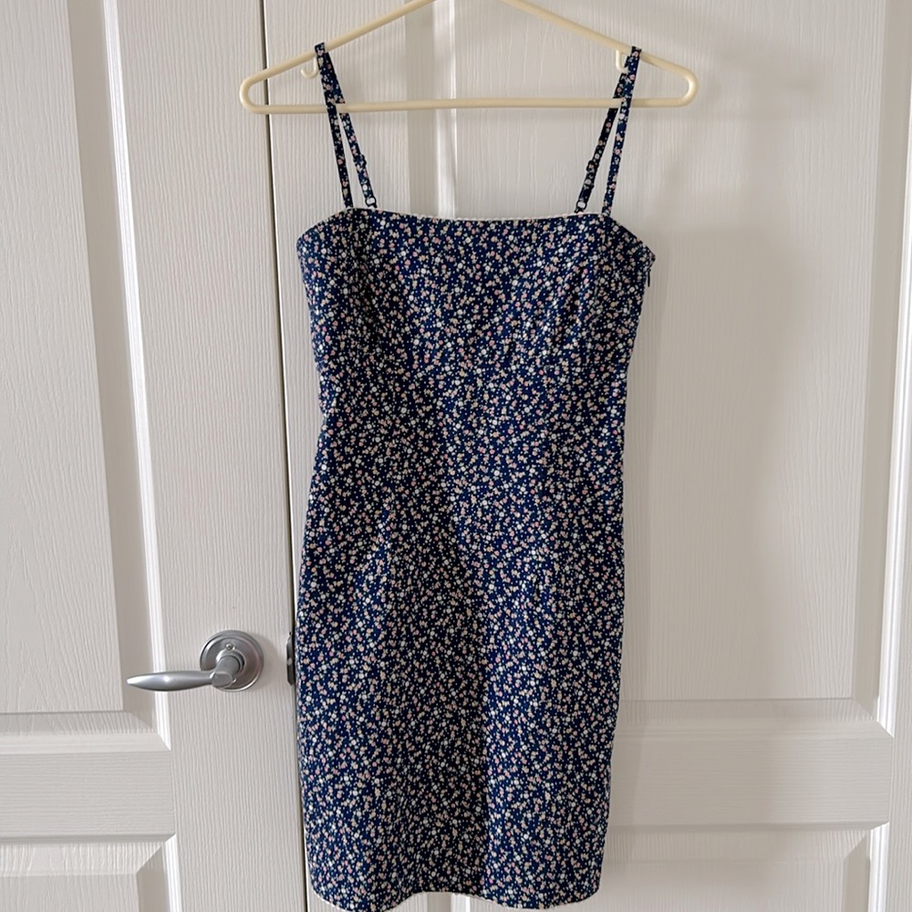 Vintage Ralph Lauren Floral Cotton Dress Size 0
